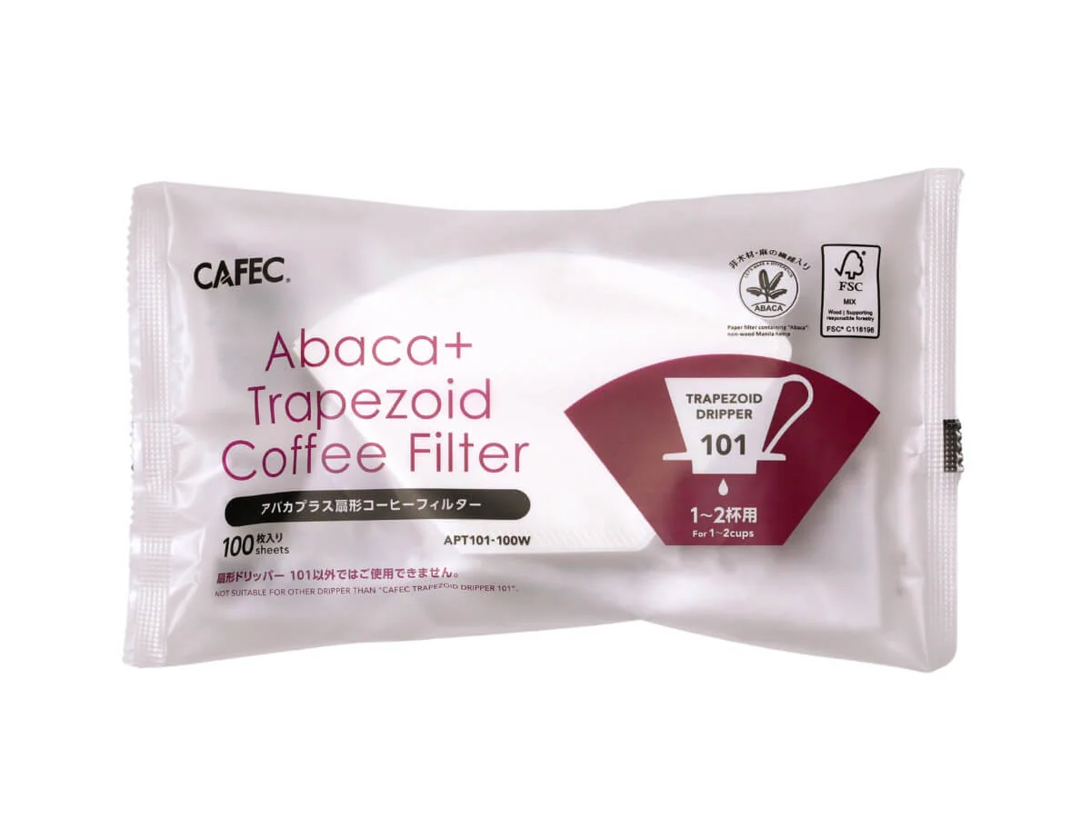 CAFEC | Abaca+ Trapezoid Coffee Paper Filters (100pk) - Image 4