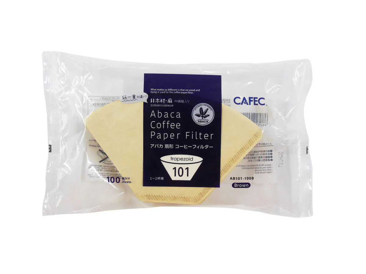 CAFEC | Abaca Trapezoid Coffee Paper Filters (100pk) - Image 6