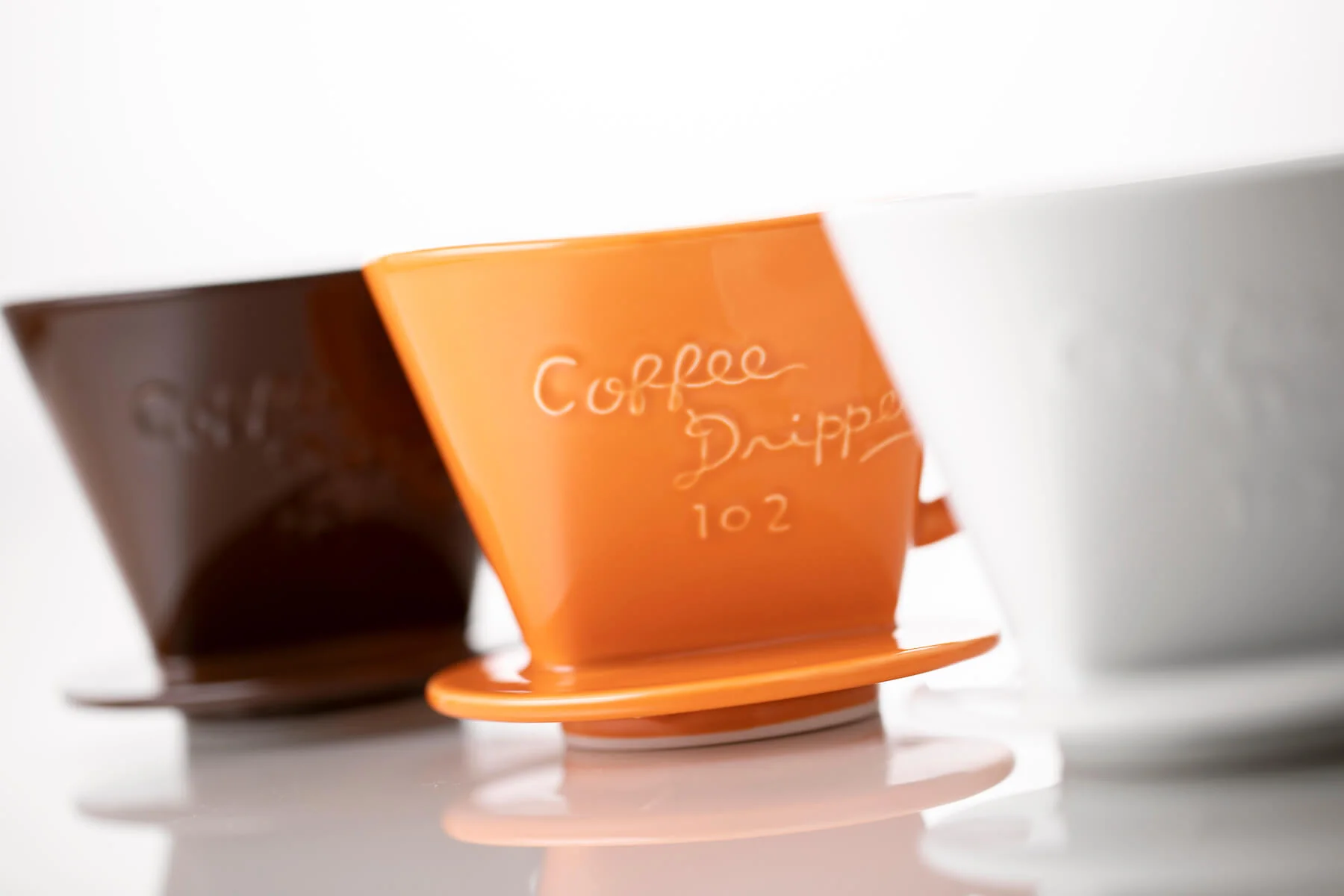 CAFEC | Porcelain Trapezoid Dripper - 101 (1-2 Cup) - Image 2