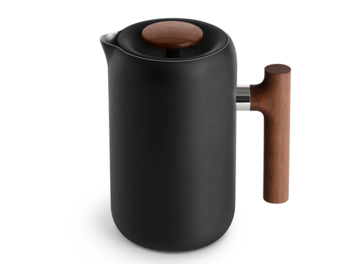 Fellow | Clara French Press - Matte Black w. Walnut