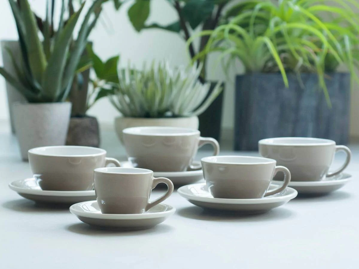 Loveramics | Egg 150ml Flat White Cup & Saucer - Image 3