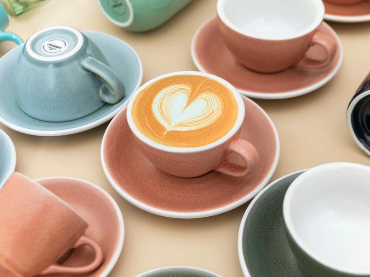 Loveramics | Egg 150ml Flat White Cup & Saucer - Mineral Colours - Image 4