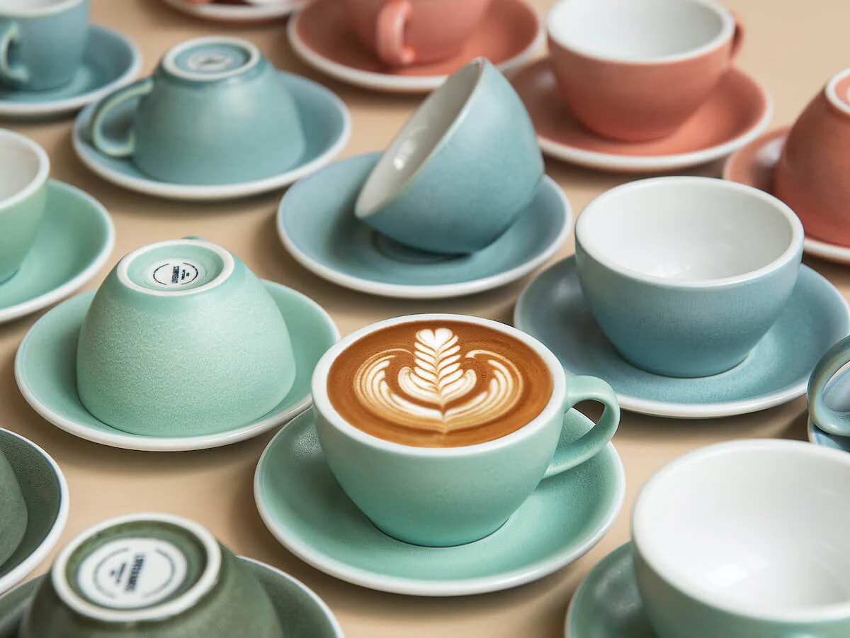 Loveramics | Egg 200ml Cappuccino Cup & Saucer - Mineral Colours - Image 3