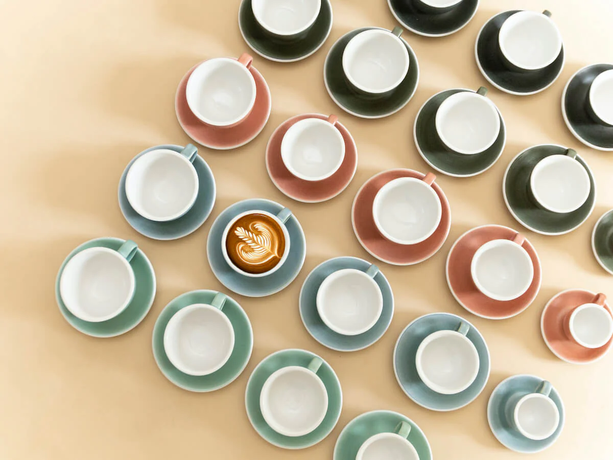 Loveramics | Egg 200ml Cappuccino Cup & Saucer - Mineral Colours - Image 5