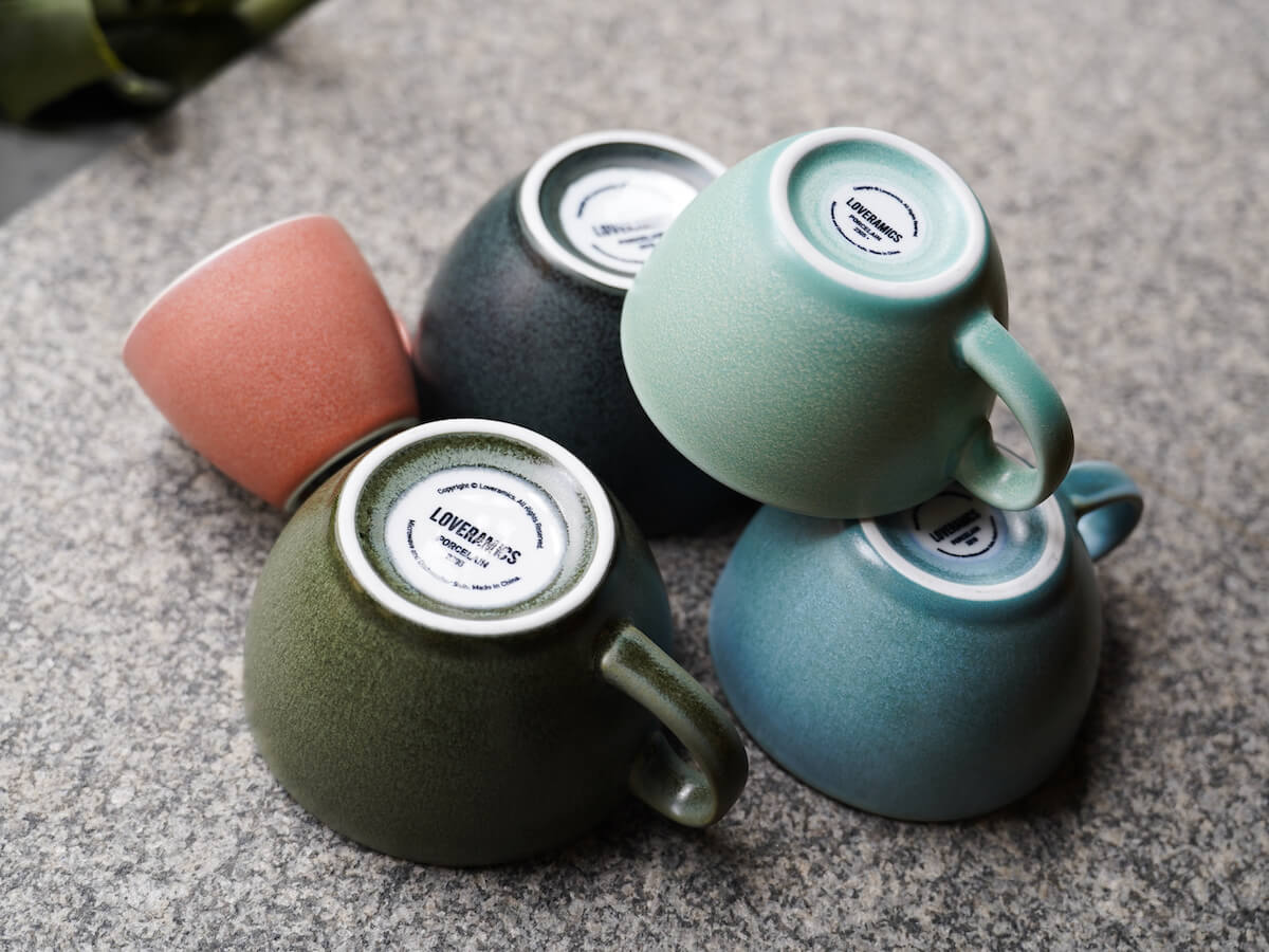 Loveramics | Egg 250ml Cappuccino Cup & Saucer - Mineral Colours - Image 2