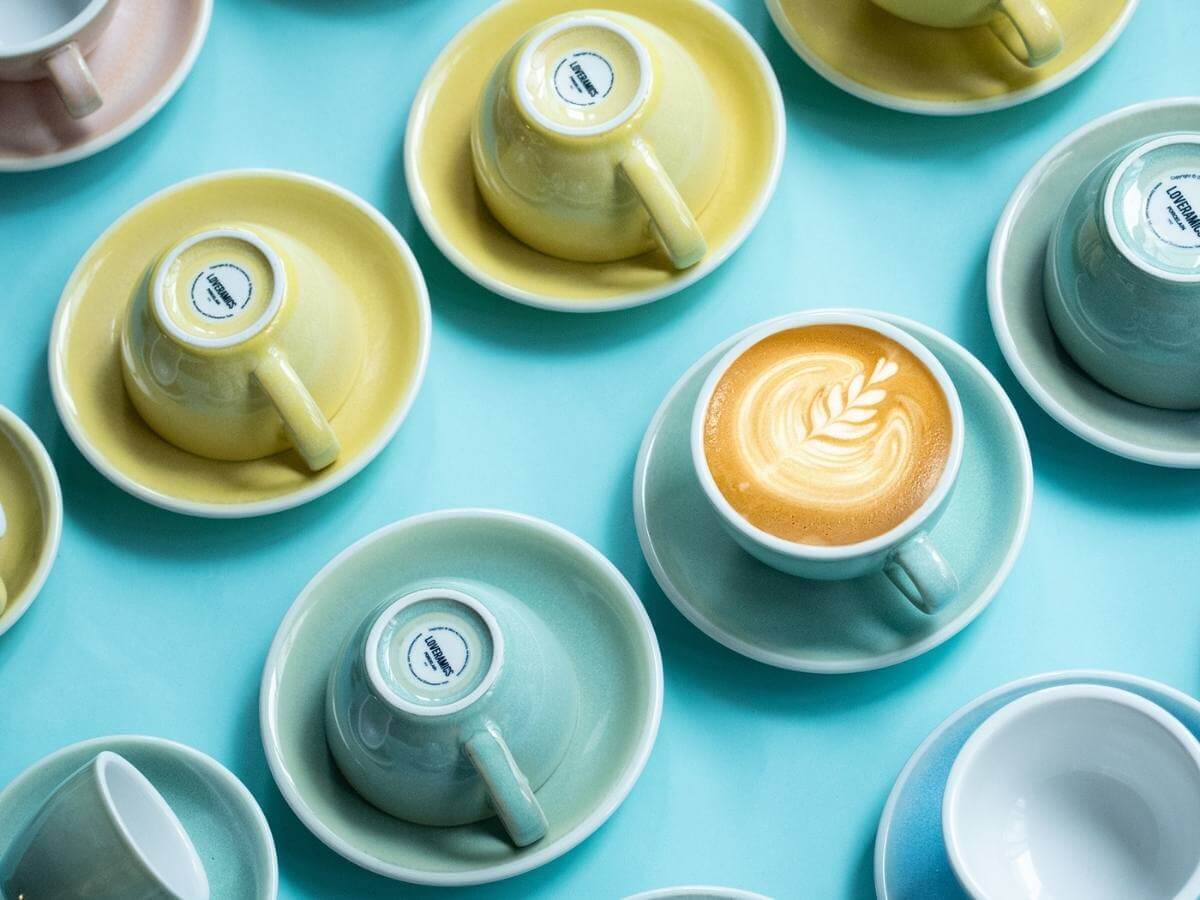 Loveramics | Egg 250ml Cappuccino Cup & Saucer - Potters Colours - Image 3