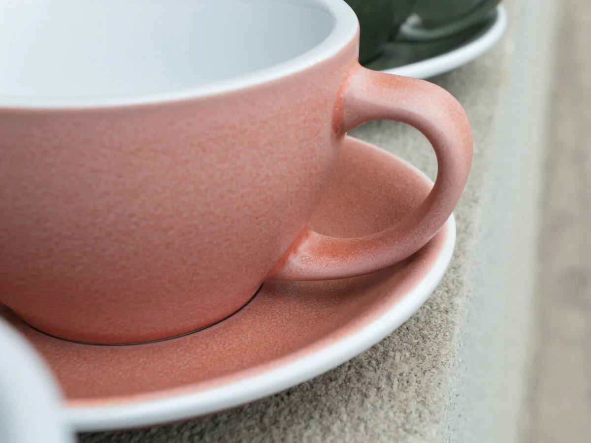 Loveramics | Egg 300ml Latte Cup & Saucer - Mineral Colours - Image 2