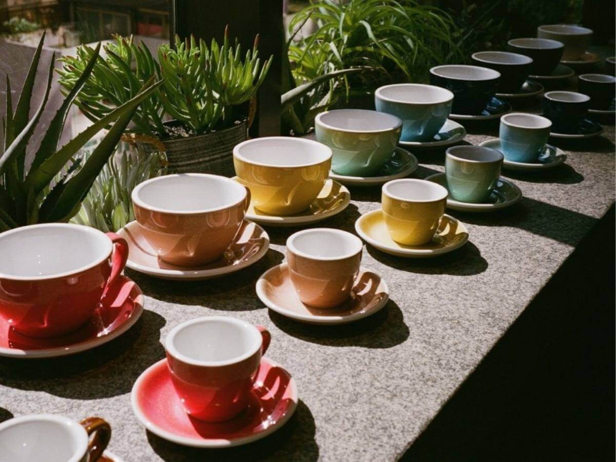 Loveramics | Egg 80ml Espresso Cup & Saucer - Potters Colours - Image 4