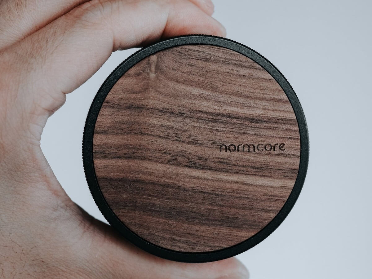 Normcore | Gravity Distributor Tool - Walnut Handle & Titanium PVD Coated Base - Image 2