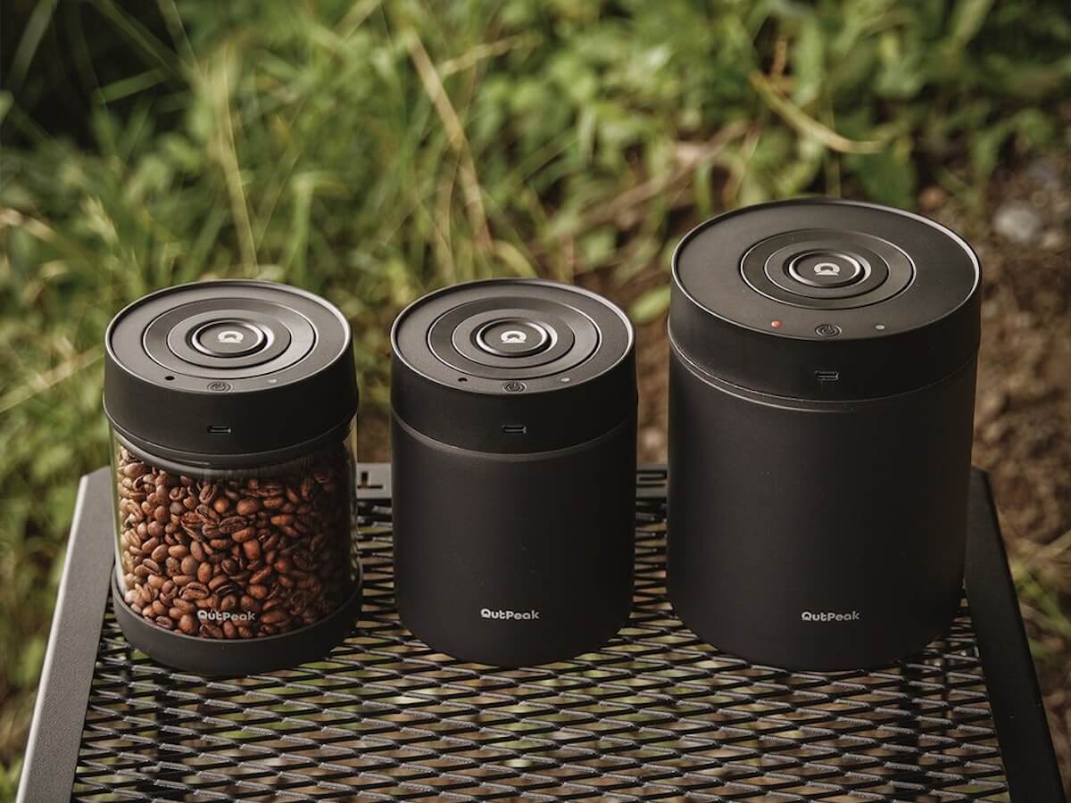OutPeak | Smart Electric Vacuum Coffee Canister - Space Grey - Image 2